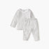 Juniors Striped T-shirt and Pyjama Set - White / 12-18 mths