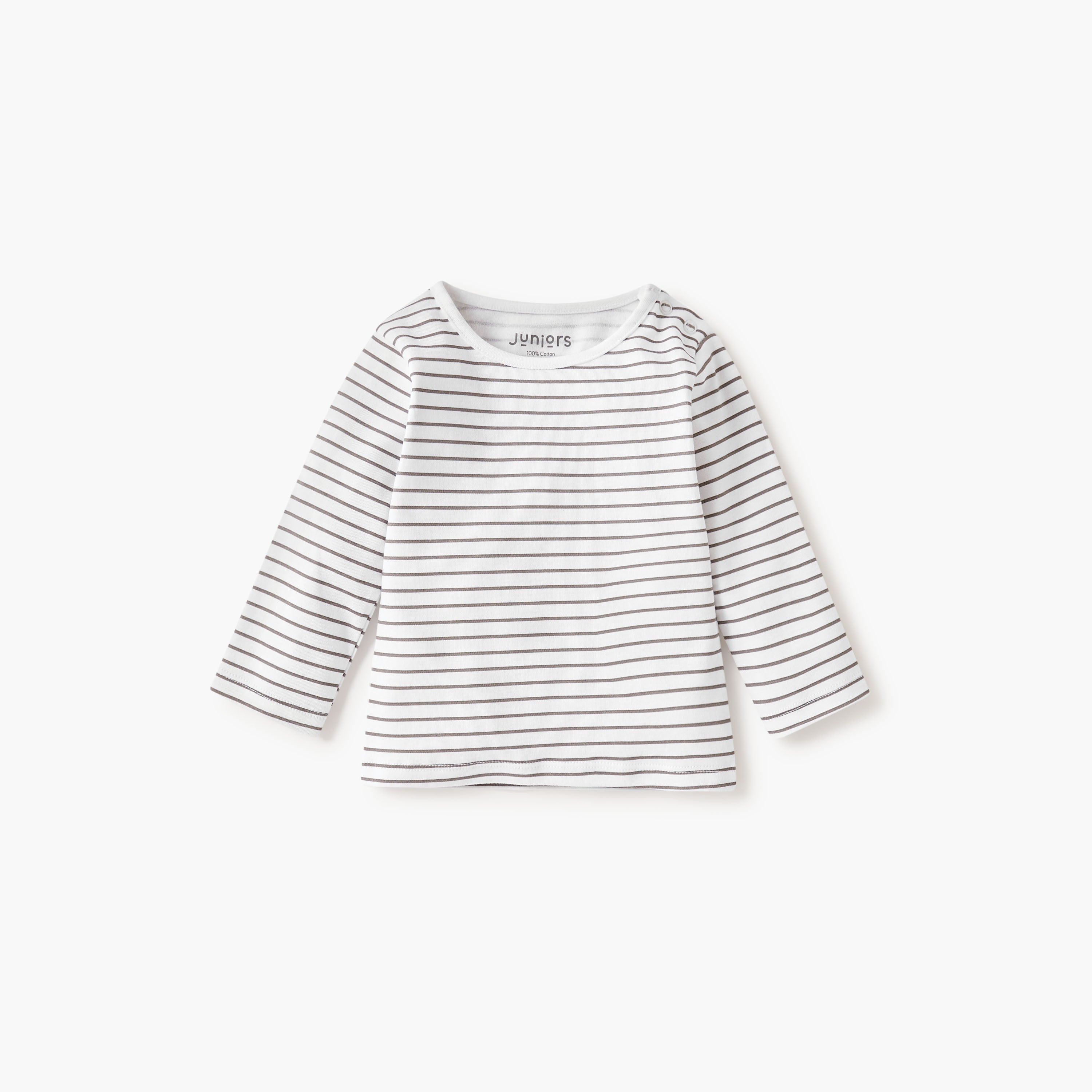 Juniors Striped T-shirt and Pyjama Set