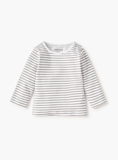 Juniors Striped T-shirt and Pyjama Set-baby-boys-clothing-nightwear-pyjamasets-image-3
