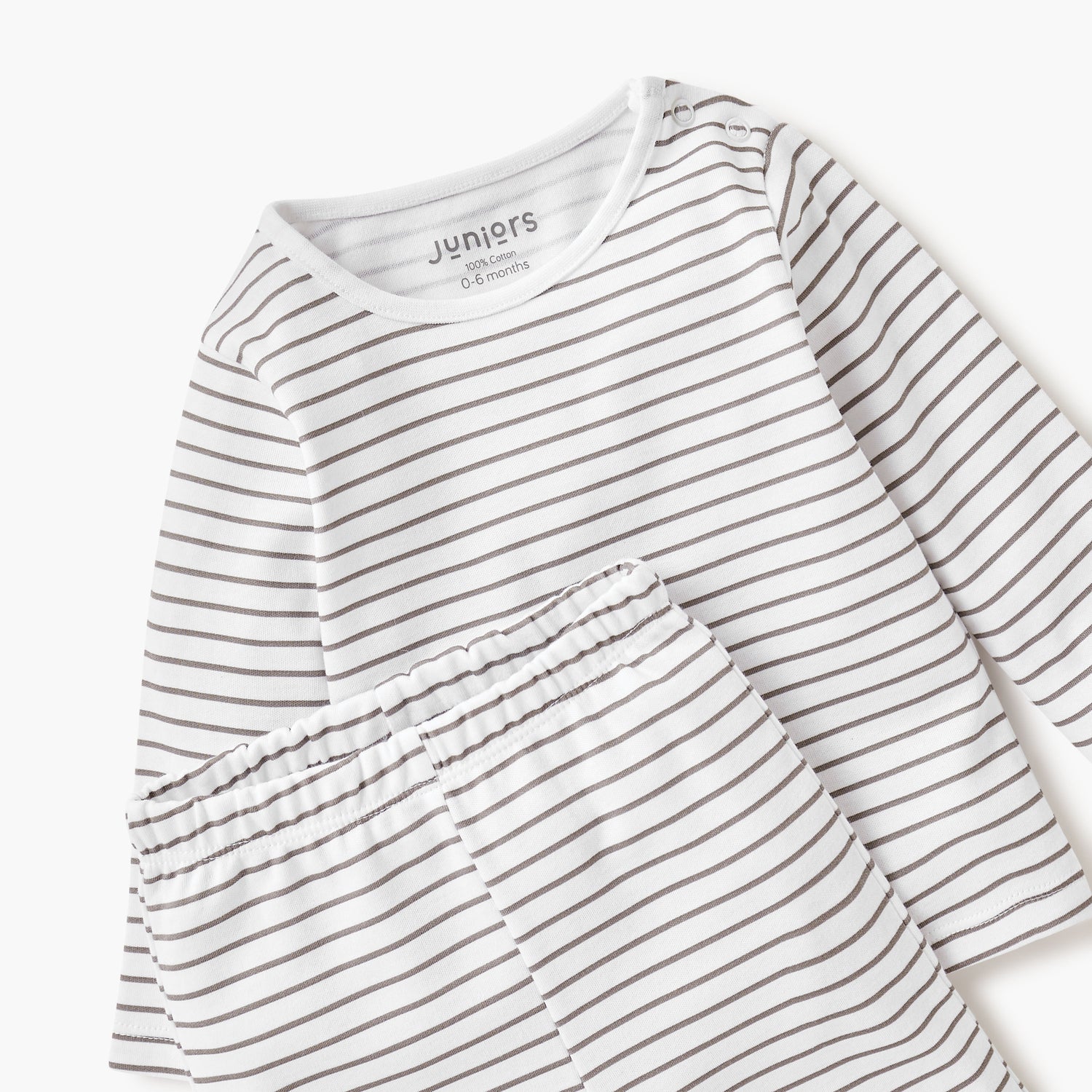Juniors Striped T-shirt and Pyjama Set