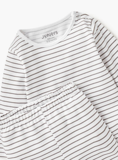 Juniors Striped T-shirt and Pyjama Set-baby-boys-clothing-nightwear-pyjamasets-image-5