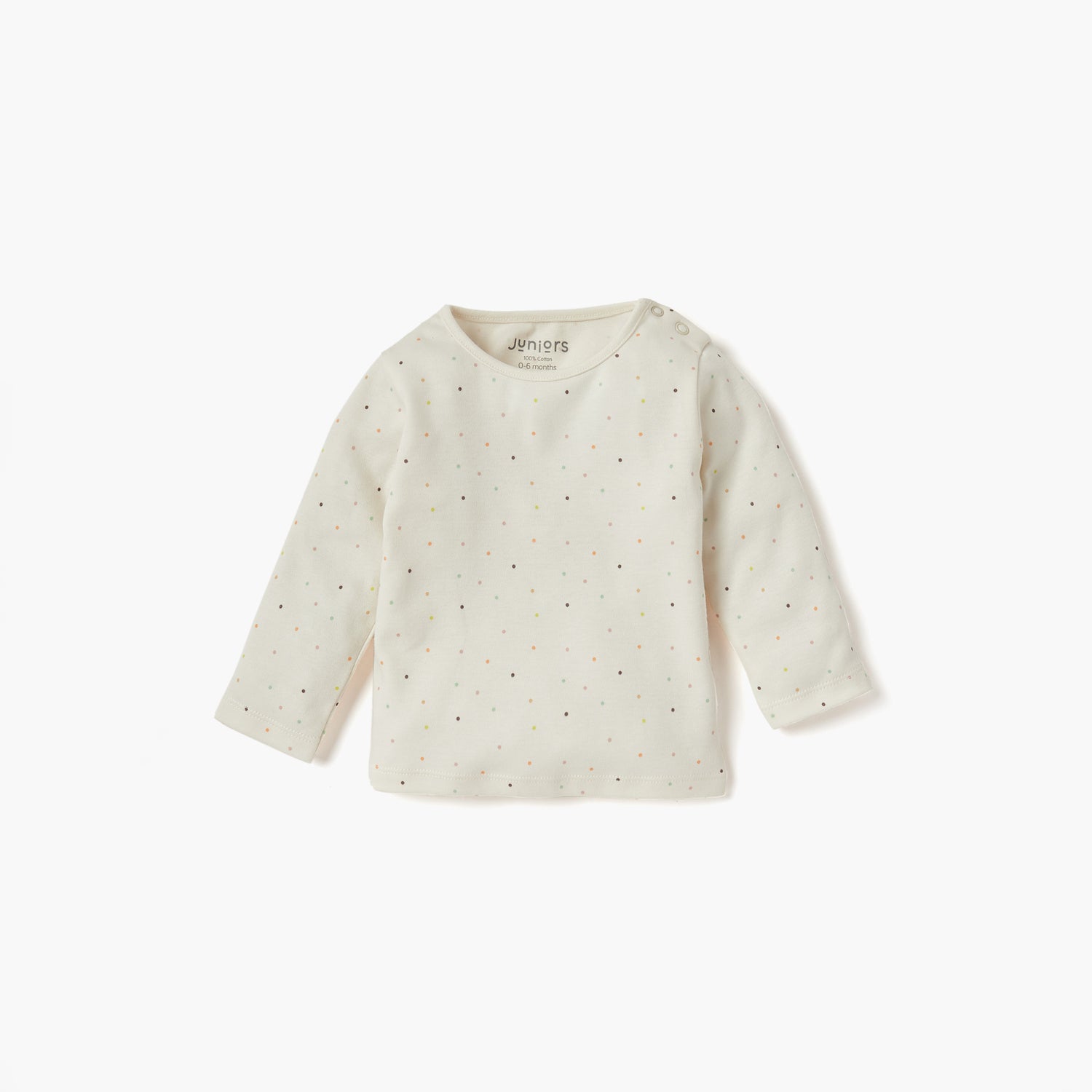 Juniors Polka Dot Print T-shirt and Pyjama Set