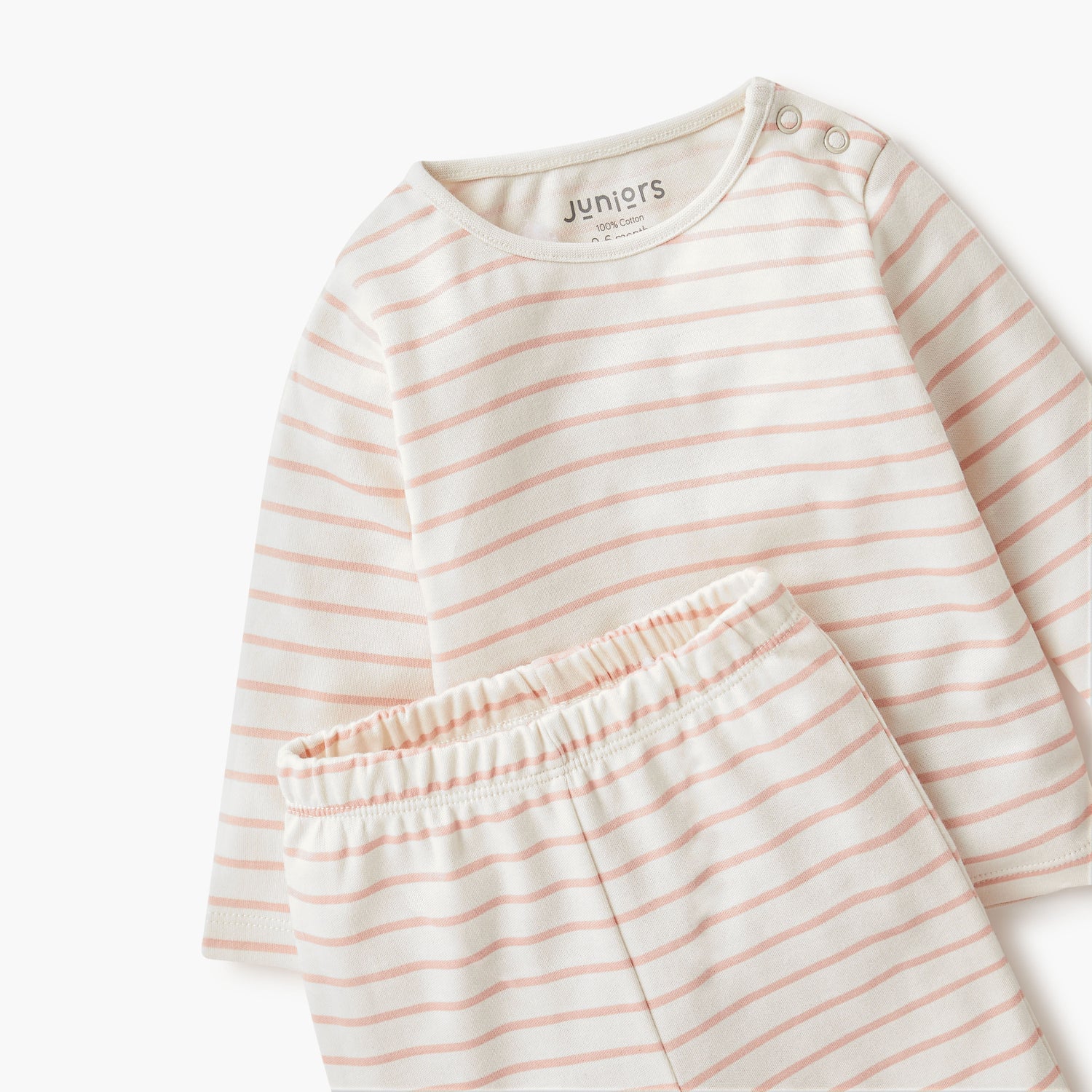 Juniors Striped T-shirt and Pyjama Set