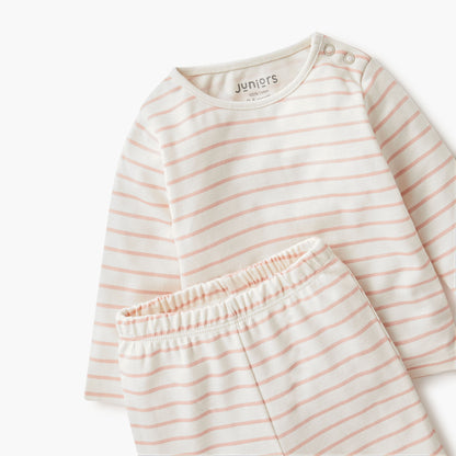 Juniors Striped T-shirt and Pyjama Set