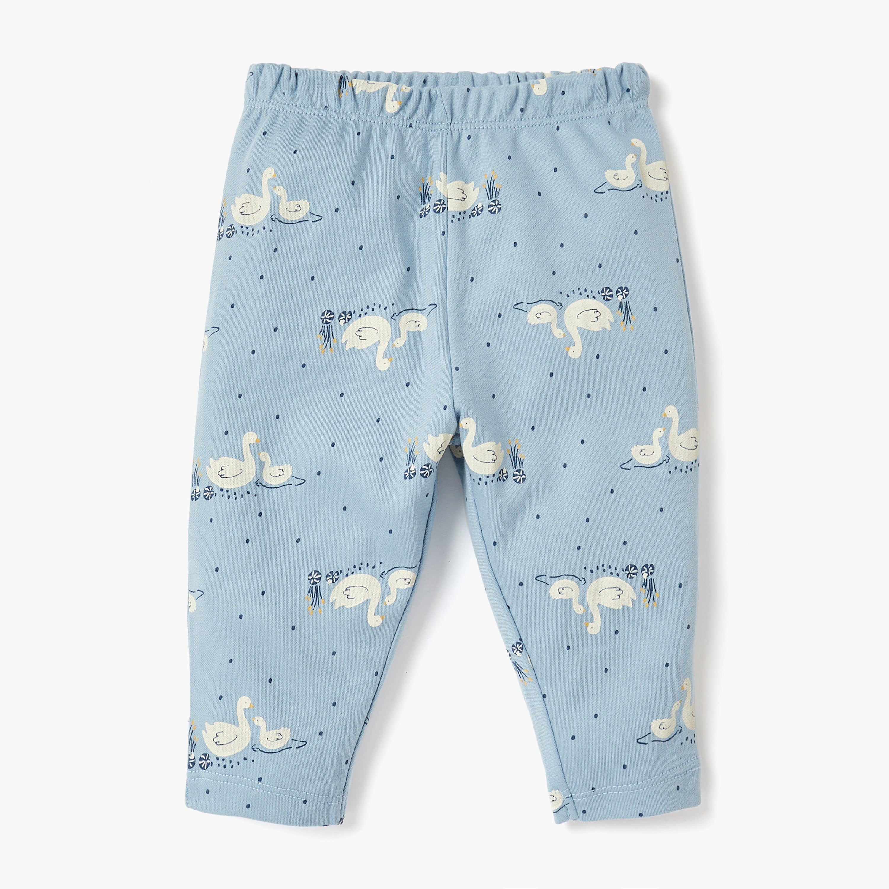 Juniors Swan Print T-shirt and Pyjama Set