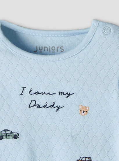 Juniors Cotton Crew Neck Long Sleeves Pyjama Set with Car Embroidery-baby-boys-clothing-nightwear-pyjamasets-image-7