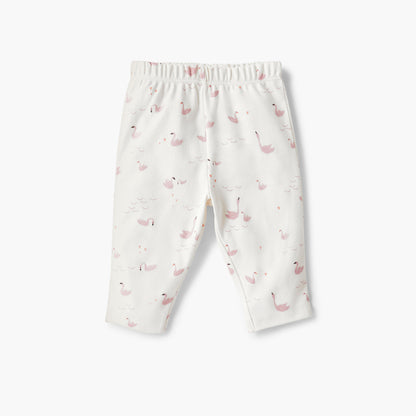 Juniors Swan Print T-shirt and Pyjama Set