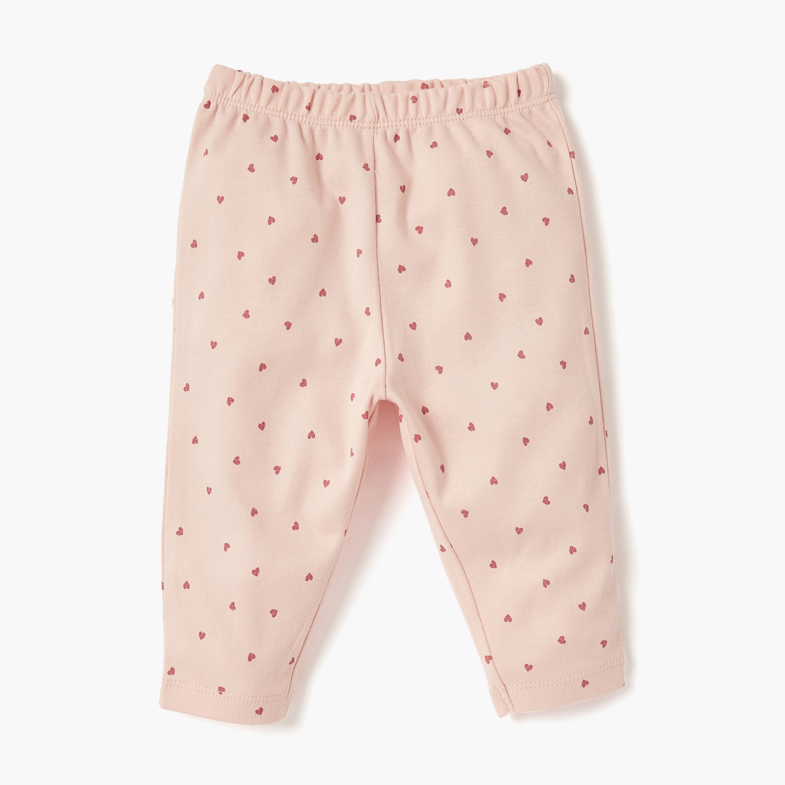 Juniors Heart Print T-shirt and Pyjama Set