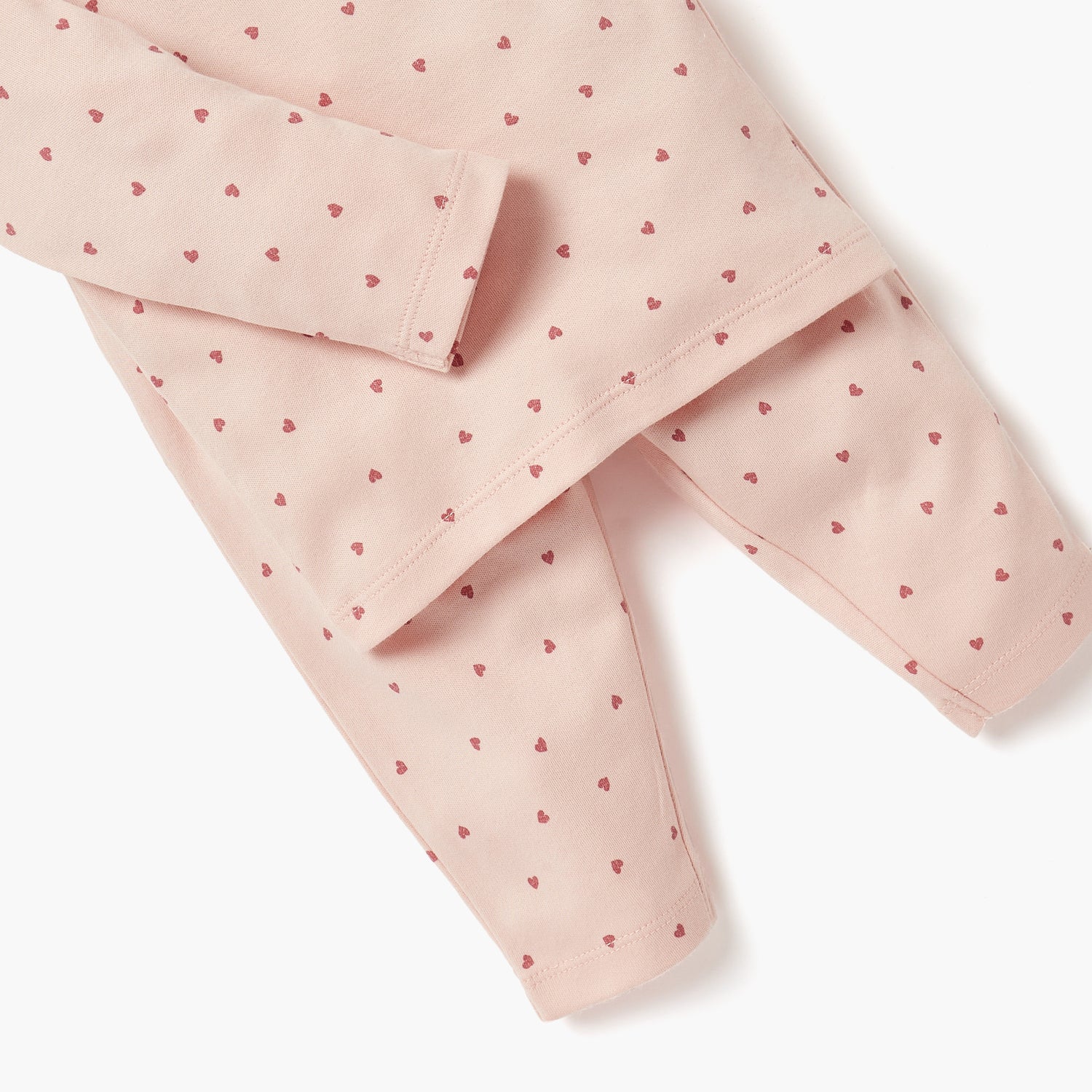 Juniors Heart Print T-shirt and Pyjama Set