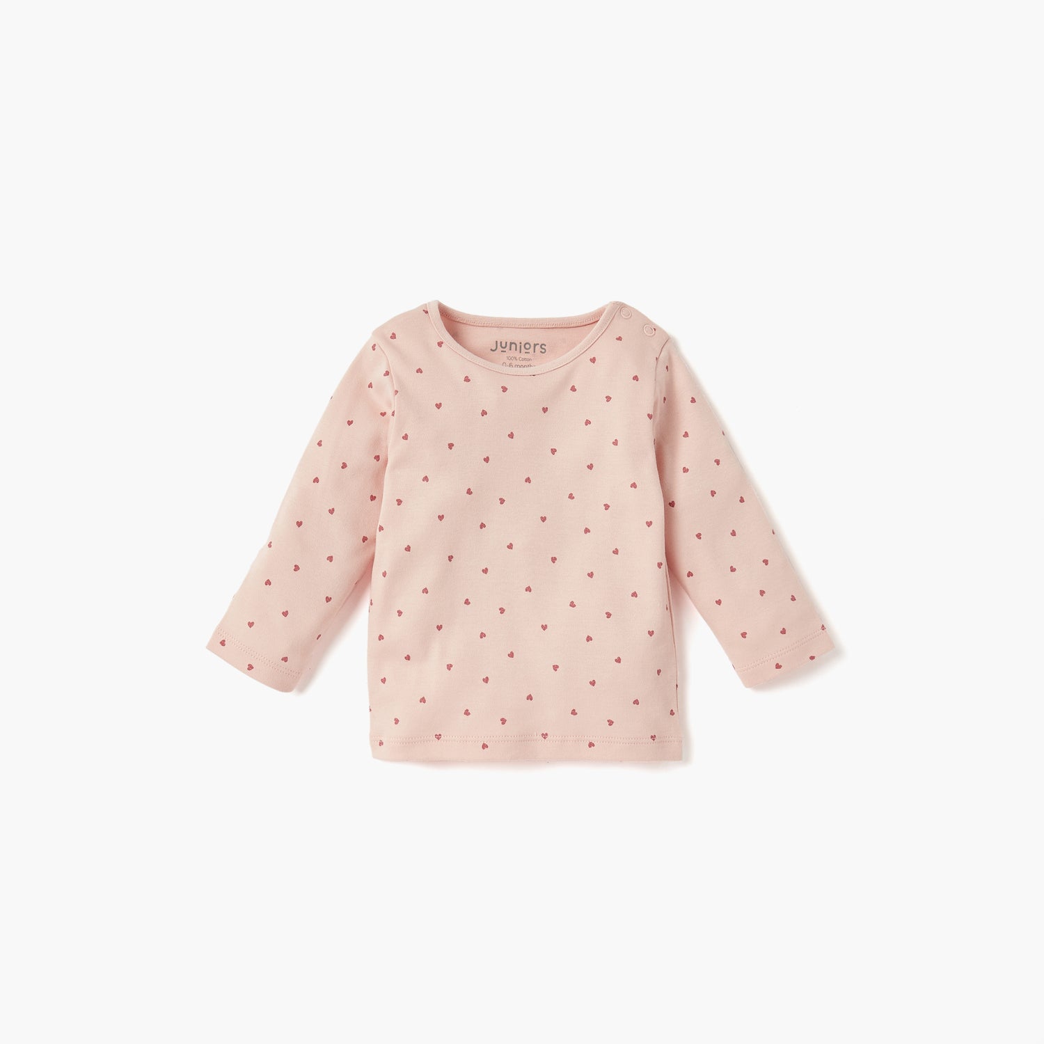 Juniors Heart Print T-shirt and Pyjama Set