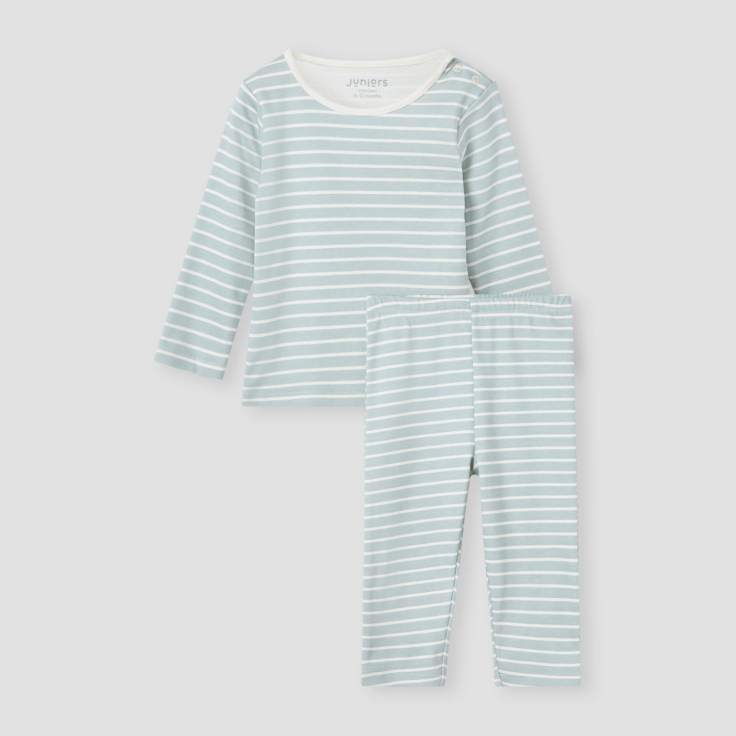 Juniors Striped T-shirt and Pyjama Set