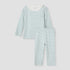 Juniors Striped T-shirt and Pyjama Set - Green / 12-18 mths