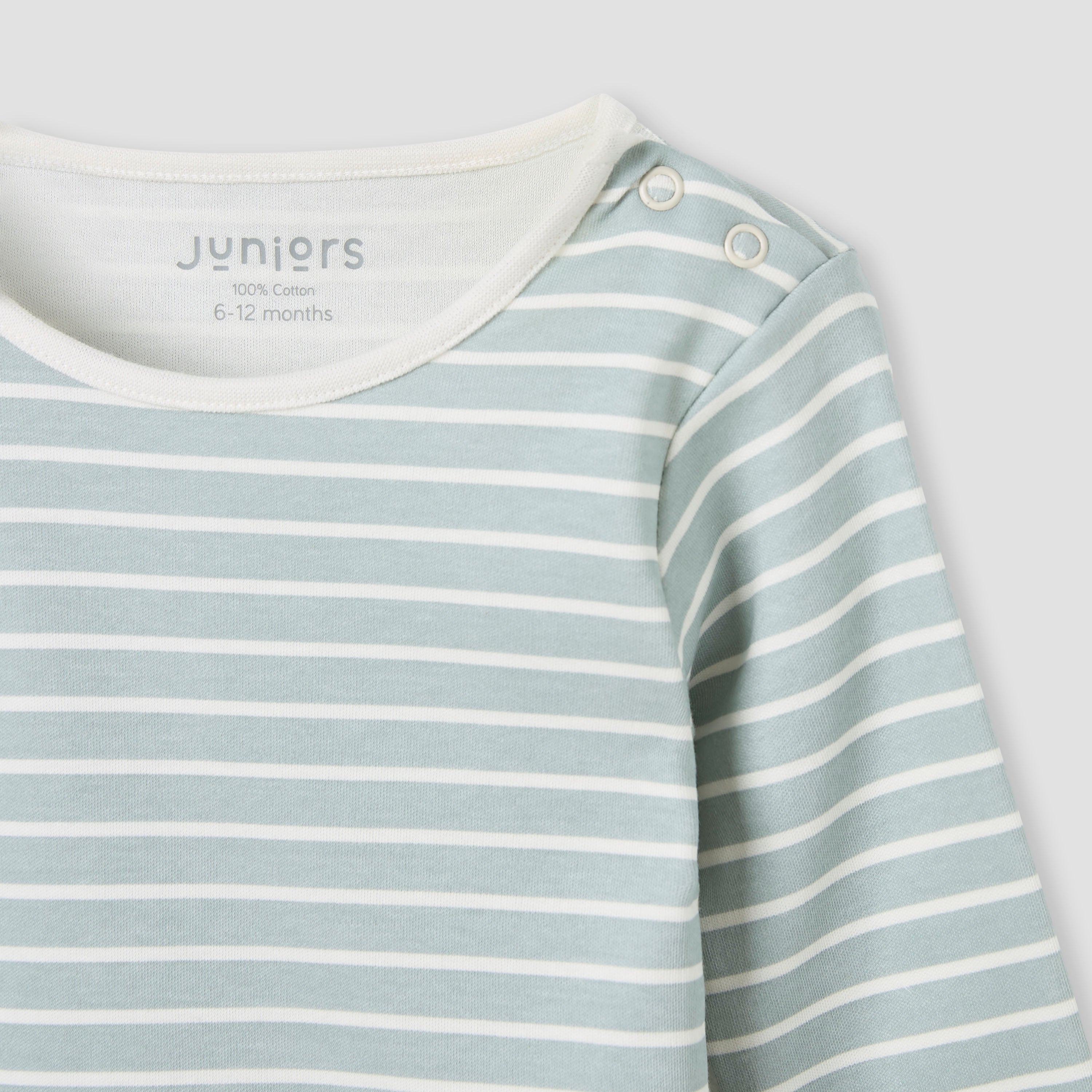 Juniors Striped T-shirt and Pyjama Set