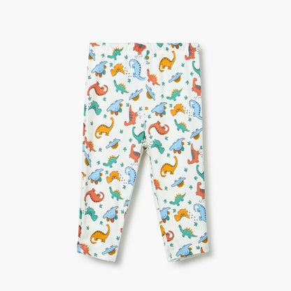 Juniors Dinosaur Print T-Shirt and Pyjama Set