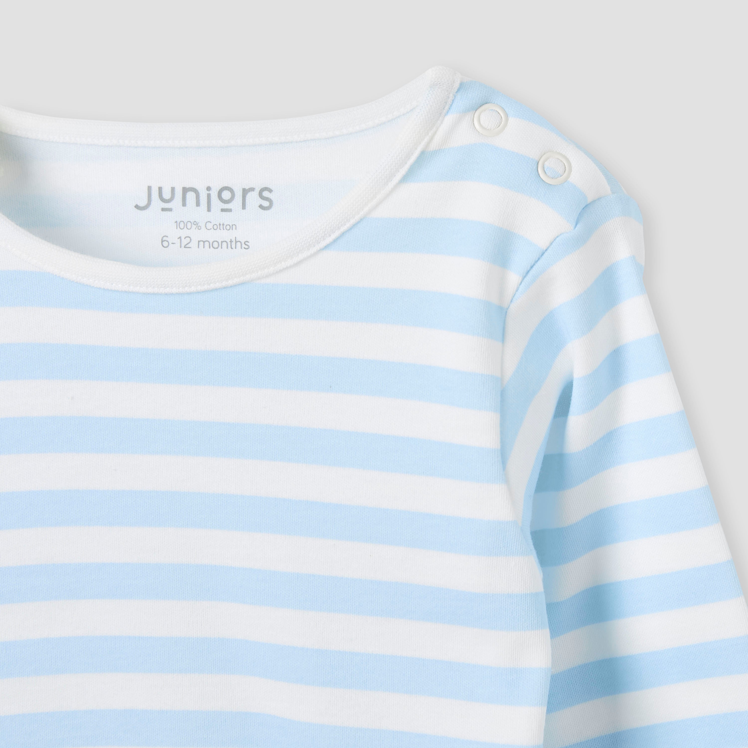 Juniors Striped T-shirt and Pyjama Set