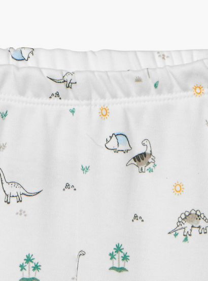 Juniors Dinosaur Print T-Shirt and Pyjama Set-baby-boys-clothing-nightwear-pyjamasets-image-7