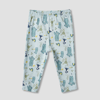 Juniors Bear Print T-shirt and Pyjama Set