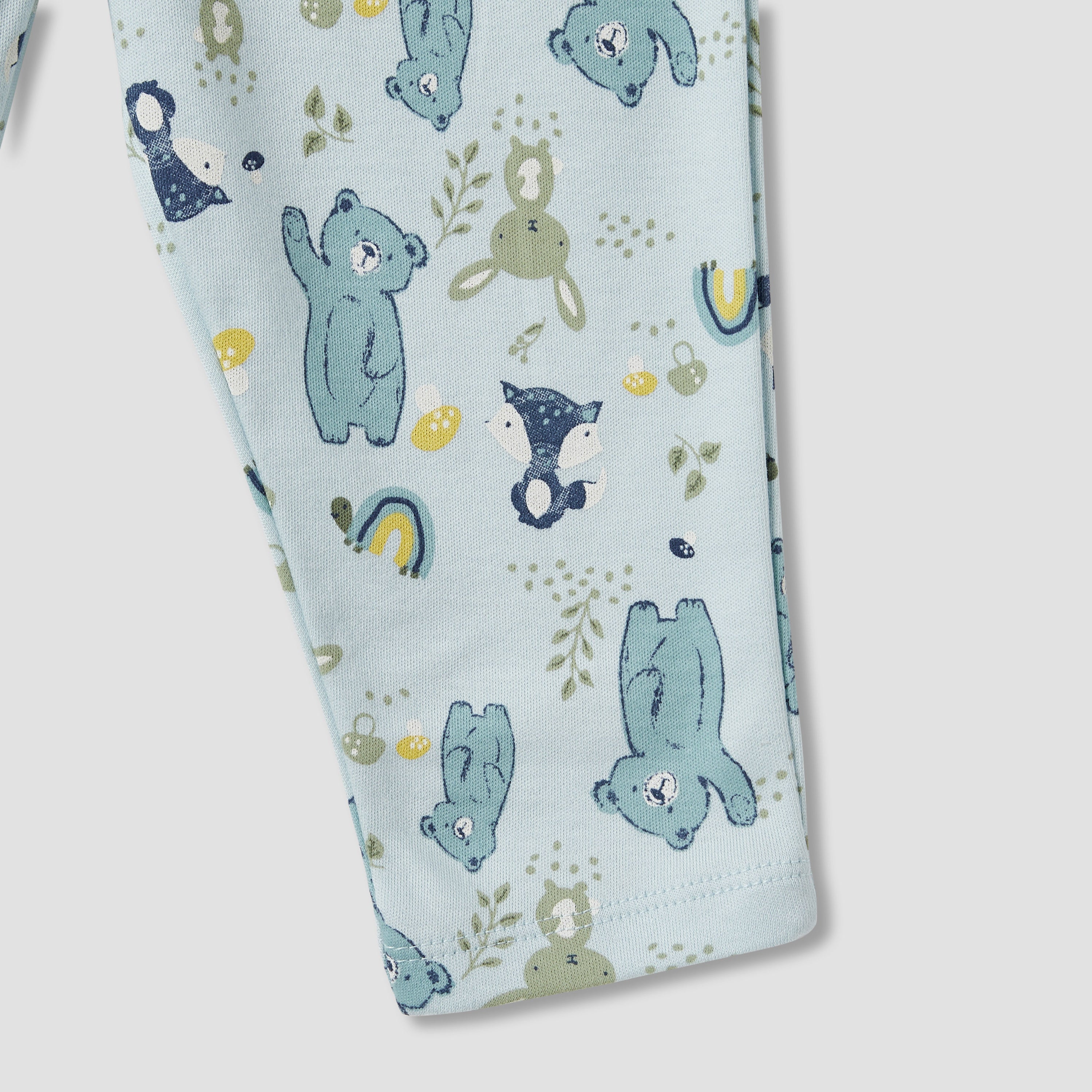 Juniors Bear Print T-shirt and Pyjama Set