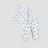 Juniors All-Over Bear Print T-shirt and Pyjama Set - White / 12-18 mths