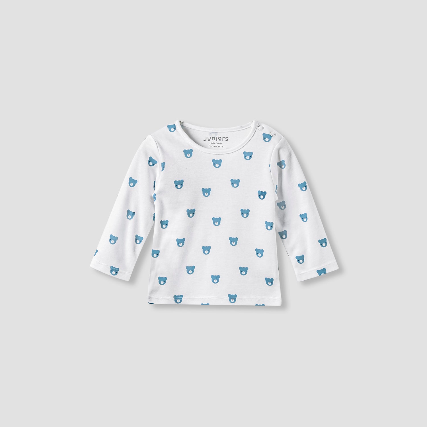 Juniors All-Over Bear Print T-shirt and Pyjama Set
