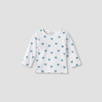 Juniors All-Over Bear Print T-shirt and Pyjama Set