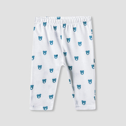 Juniors All-Over Bear Print T-shirt and Pyjama Set