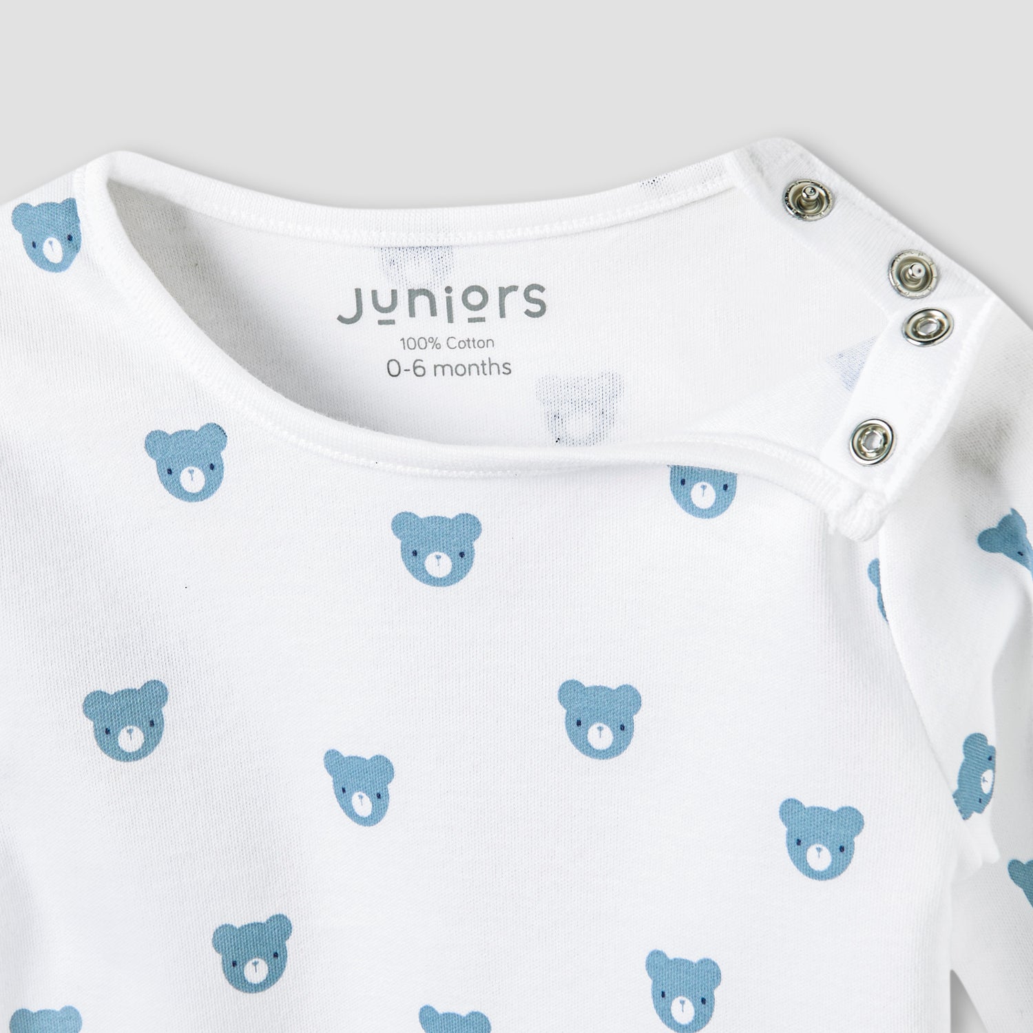 Juniors All-Over Bear Print T-shirt and Pyjama Set