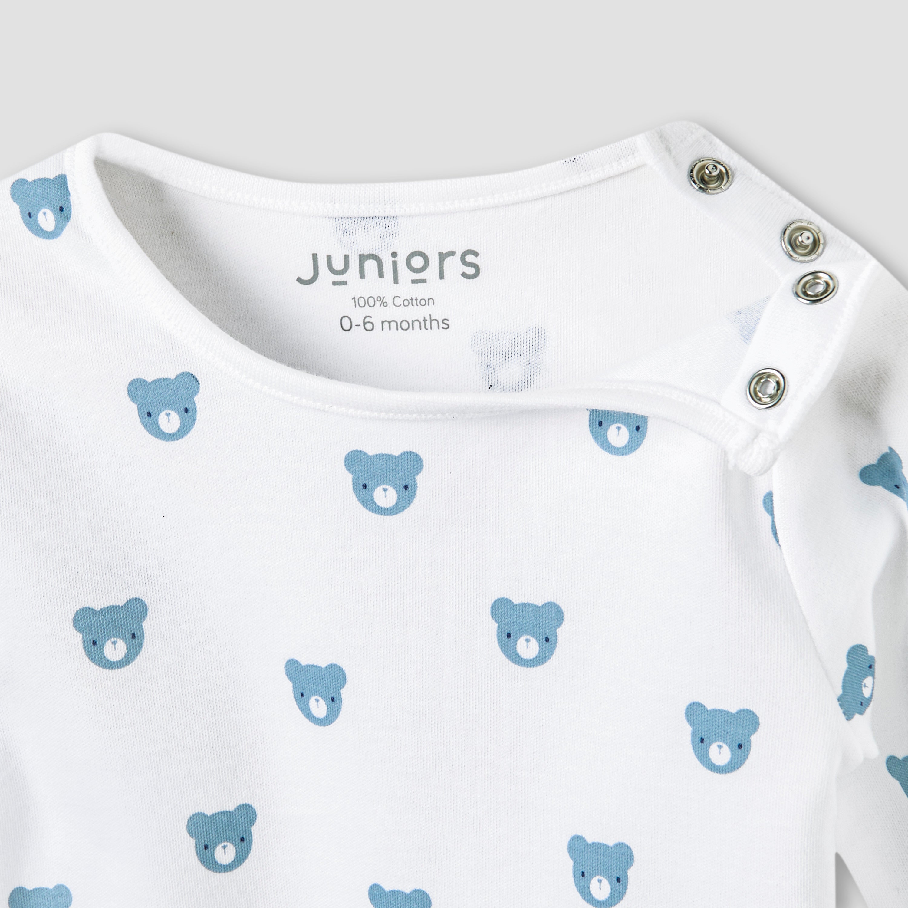 Juniors All-Over Bear Print T-shirt and Pyjama Set
