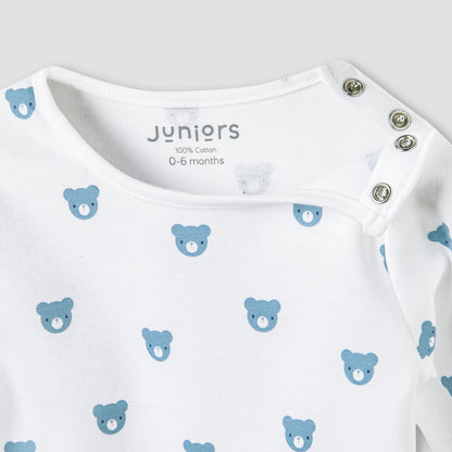 Juniors All-Over Bear Print T-shirt and Pyjama Set