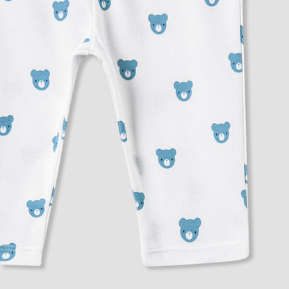 Juniors All-Over Bear Print T-shirt and Pyjama Set