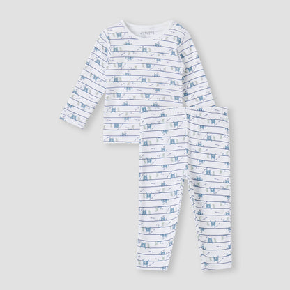 Juniors All-Over Bear Print T-shirt and Pyjama Set