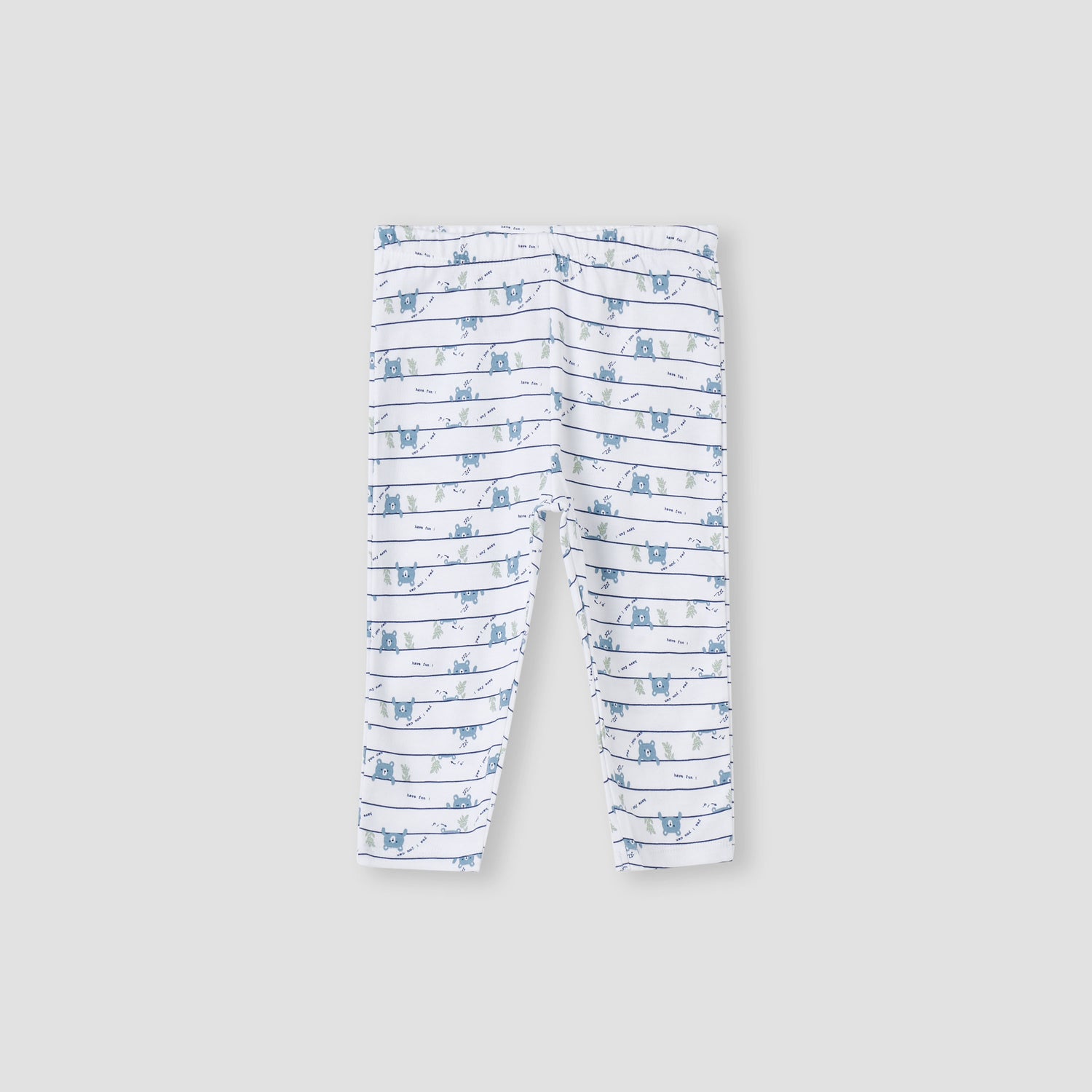 Juniors All-Over Bear Print T-shirt and Pyjama Set