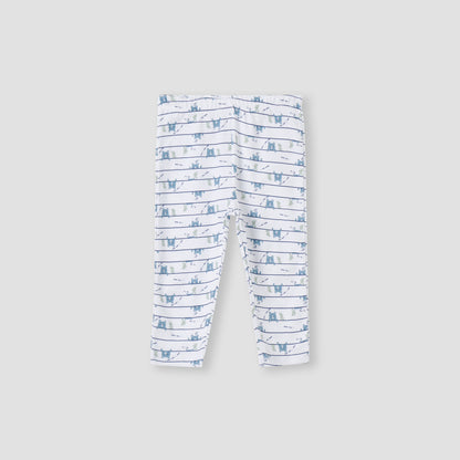 Juniors All-Over Bear Print T-shirt and Pyjama Set
