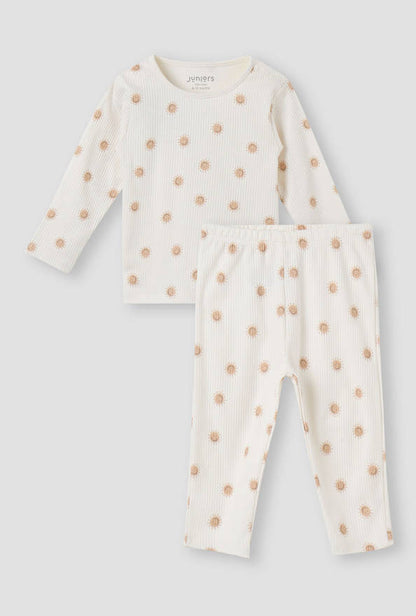 Juniors All-Over Sun Print T-shirt and Pyjama Set