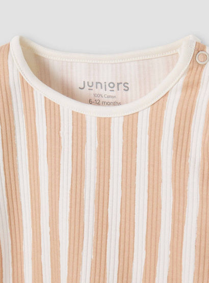 Juniors Striped T-shirt and Pyjama Set-baby-boys-clothing-nightwear-pyjamasets-image-5