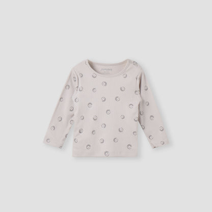 Juniors All-Over Smiley Print T-shirt and Pyjama Set