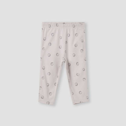 Juniors All-Over Smiley Print T-shirt and Pyjama Set