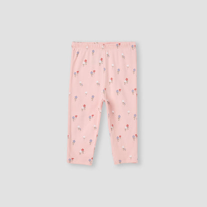 Juniors Floral Print T-shirt and Pyjama Set
