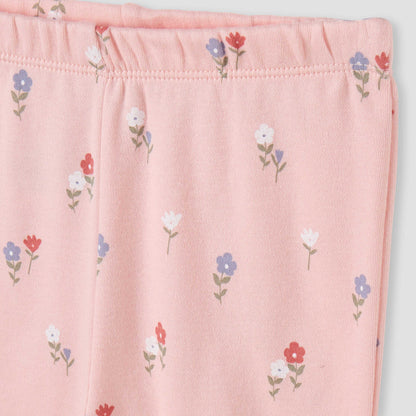 Juniors Floral Print T-shirt and Pyjama Set