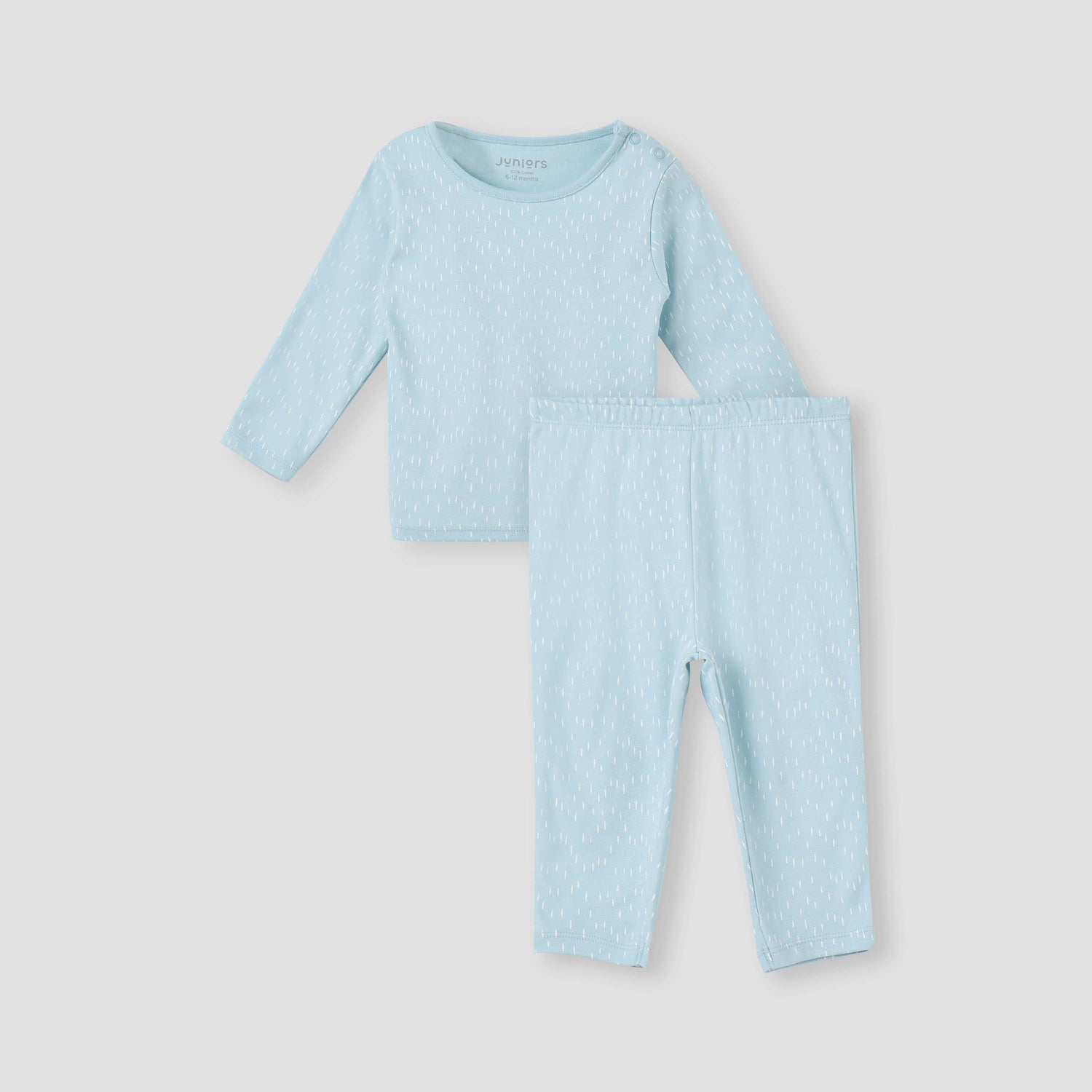 Juniors Printed T-shirt and Pyjama Set - Green / 12-18 mths