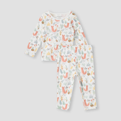 Juniors All-Over Animal Print T-shirt and Pyjama Set
