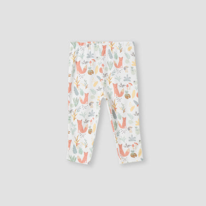 Juniors All-Over Animal Print T-shirt and Pyjama Set