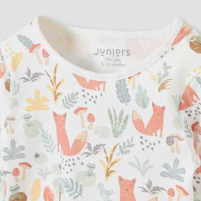 Juniors All-Over Animal Print T-shirt and Pyjama Set