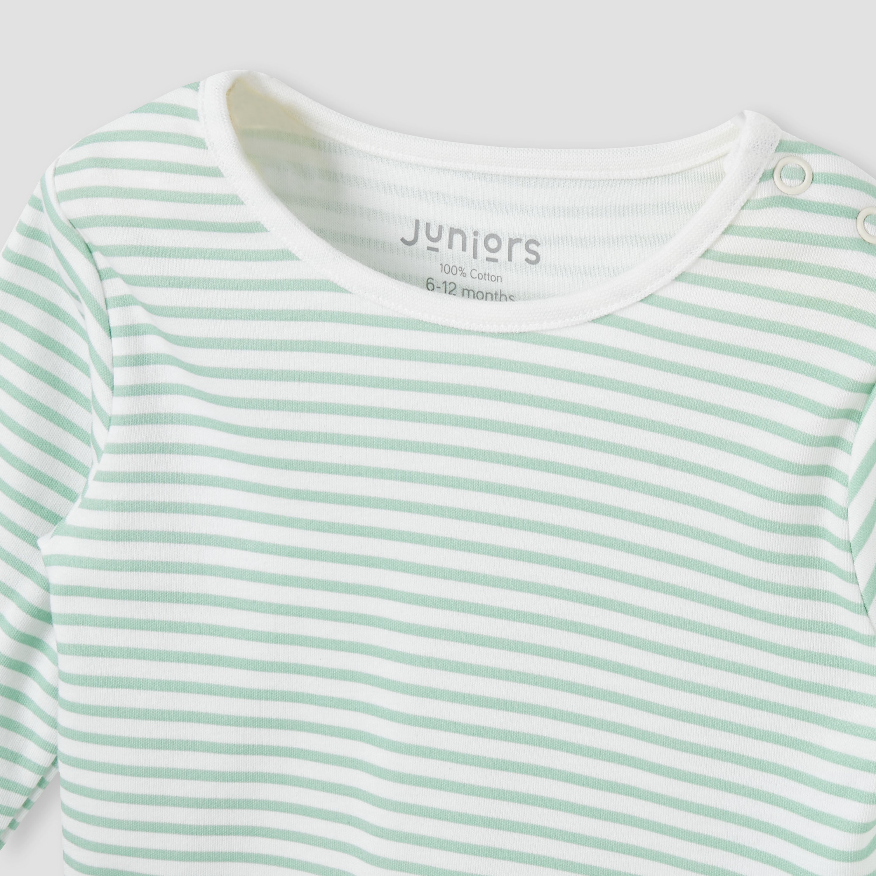 Juniors Striped T-shirt and Pyjama Set