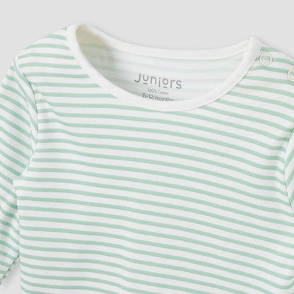 Juniors Striped T-shirt and Pyjama Set