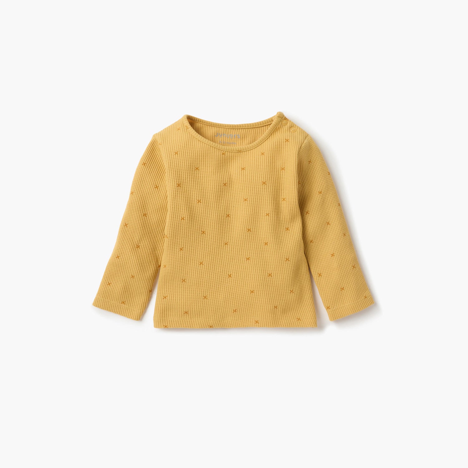 Juniors Textured T-shirt and Pyjama Set
