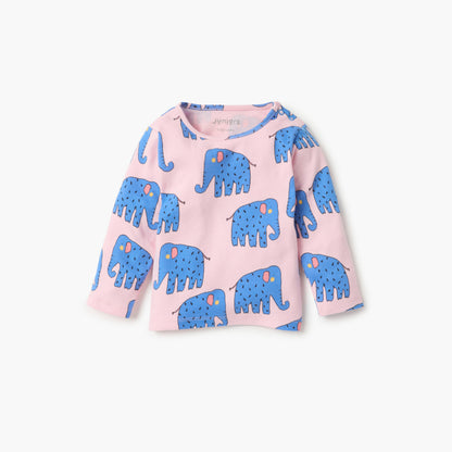Juniors Elephant Print T-shirt and Pyjama Set
