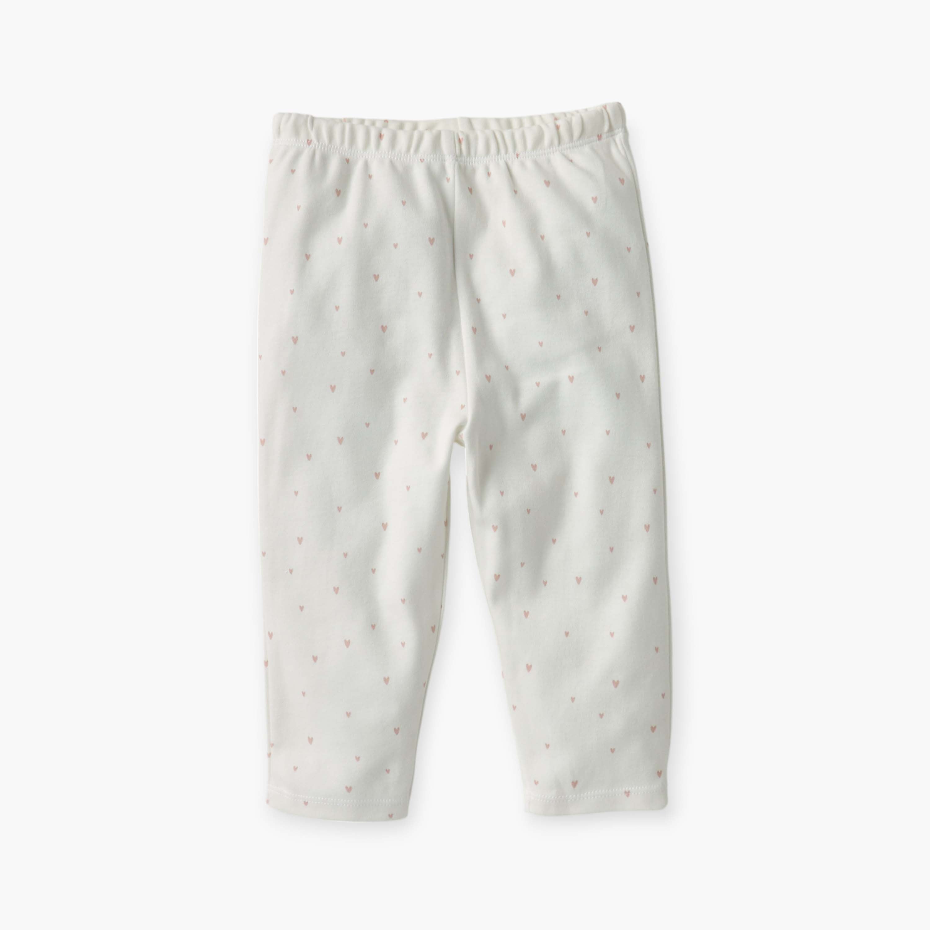 Juniors Heart Print T-shirt and Pyjama Set