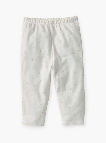 Juniors Heart Print T-shirt and Pyjama Set-baby-girls-clothing-nightwear-pyjamasets-image-3