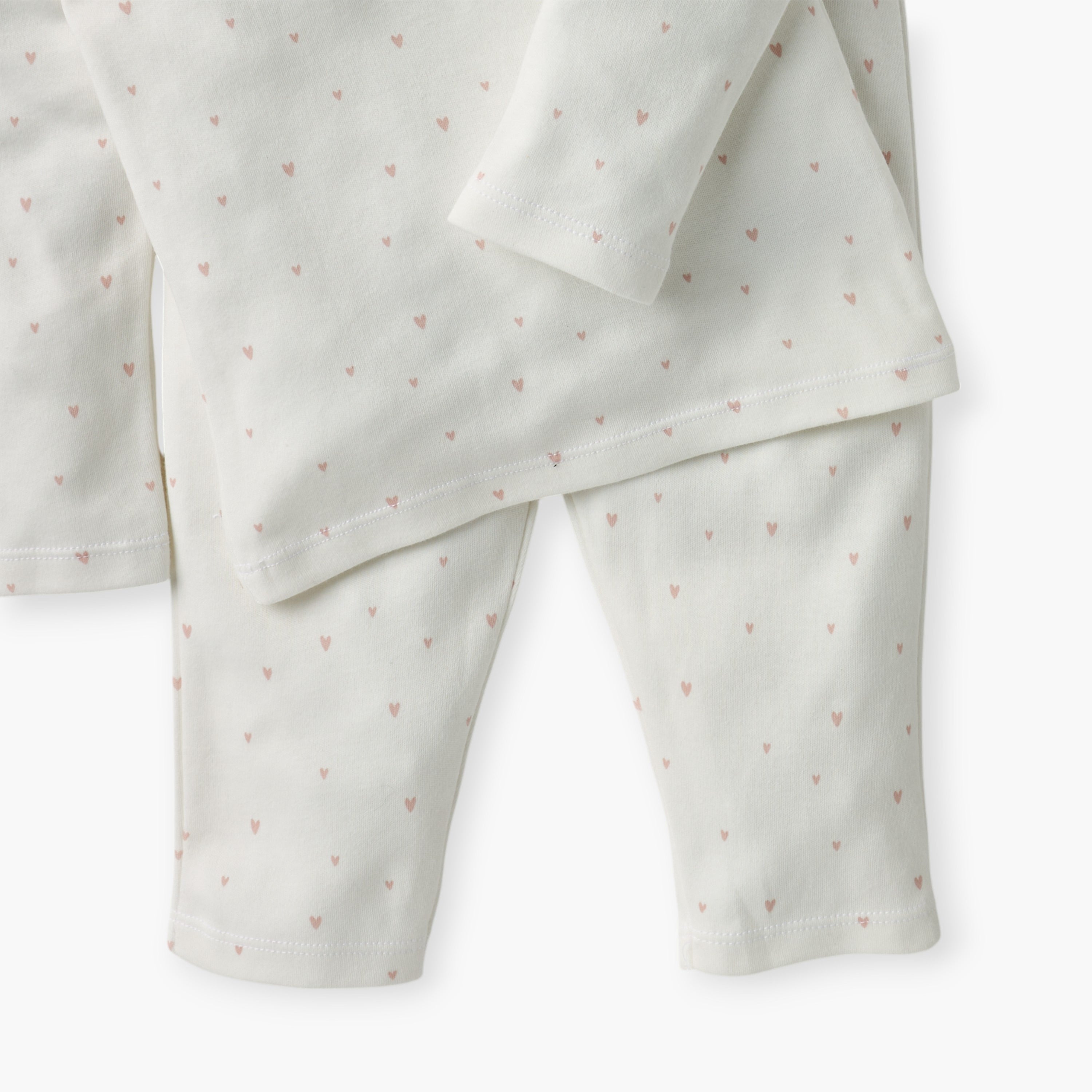 Juniors Heart Print T-shirt and Pyjama Set